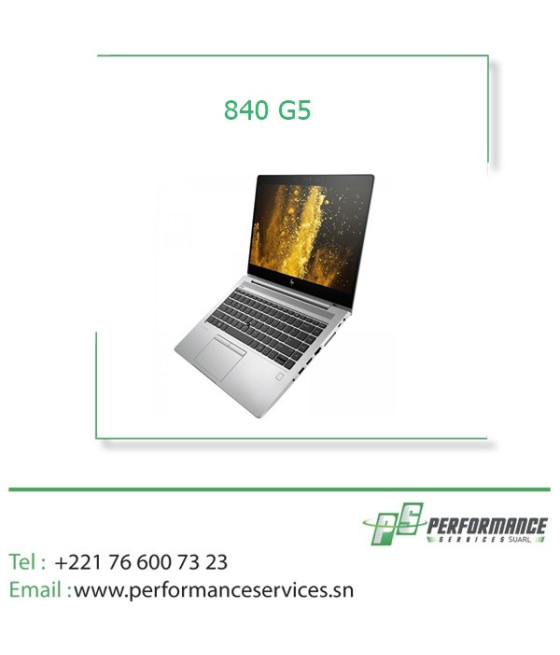 HP EliteBook 840 G5 core i5 RAM 8 GO DD 256 SSD, 13.3"  Windows 10