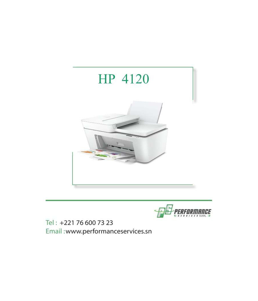 Imprimante HP Multifonction Jet d'Encre Deskjet 4120