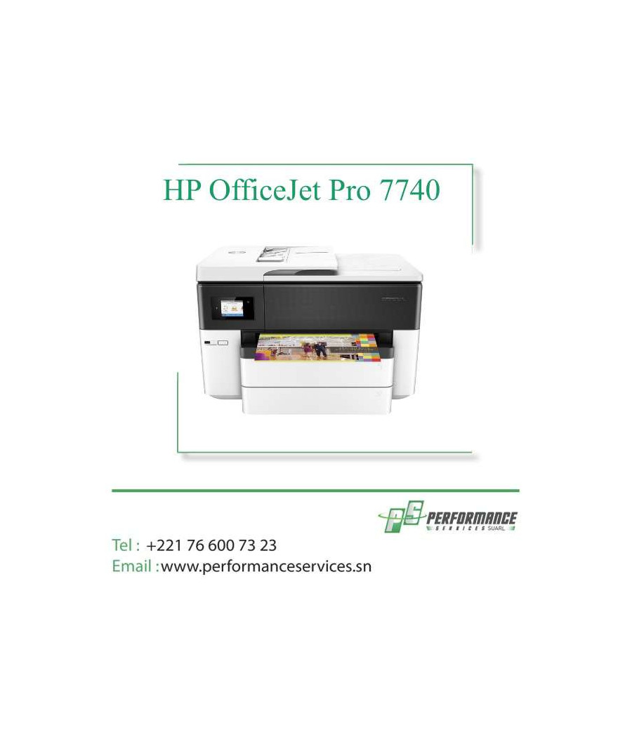 Imprimante HP OfficeJet Pro 7740 thermique A3 4800 X 1200 DPI 22 PPM W
