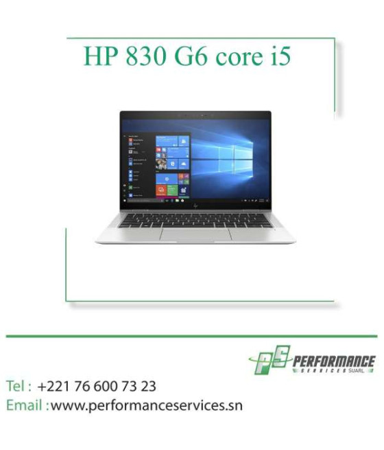 HP EliteBook 830 G6  FHD anti-reflets core i5 Ram 8Go Disque 256Go SSD