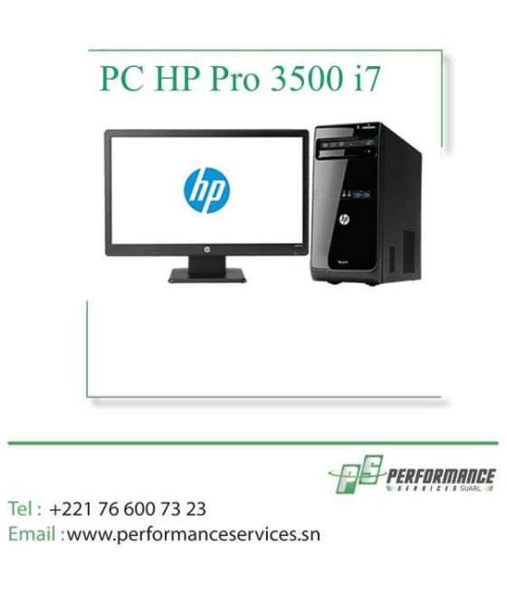 HP Pro 3500 HDD 1TO Ecran 19 pouce