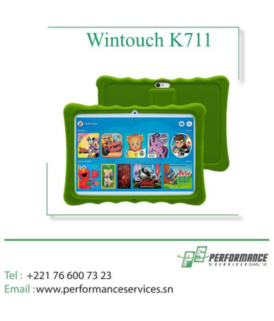 Tablette Wintouch K11 Kid Double Sim, 1 Go de RAM, 16 Go de ROM 10,1 pouces