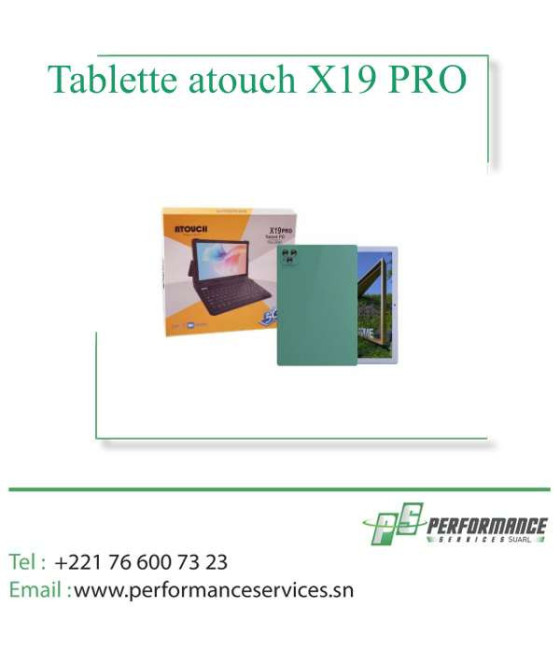 Tablette Atouch X19 PRO divers 256Go ROM, 6Go RAM, 6000mAh
