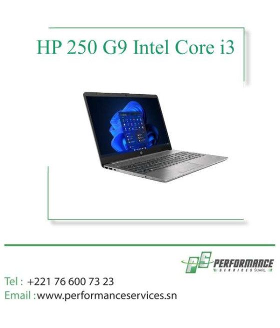 Ordinateur Portable HP 250 G9 -1255U 8 Go 512 Go SSD 15,6"