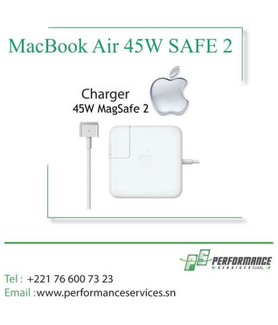Chargeur Ordinateur Portable MacBook Air MagSafe2 45w