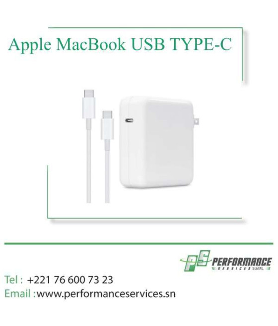 Chargeur Ordinateur Apple MacBook USB TYPE-C
