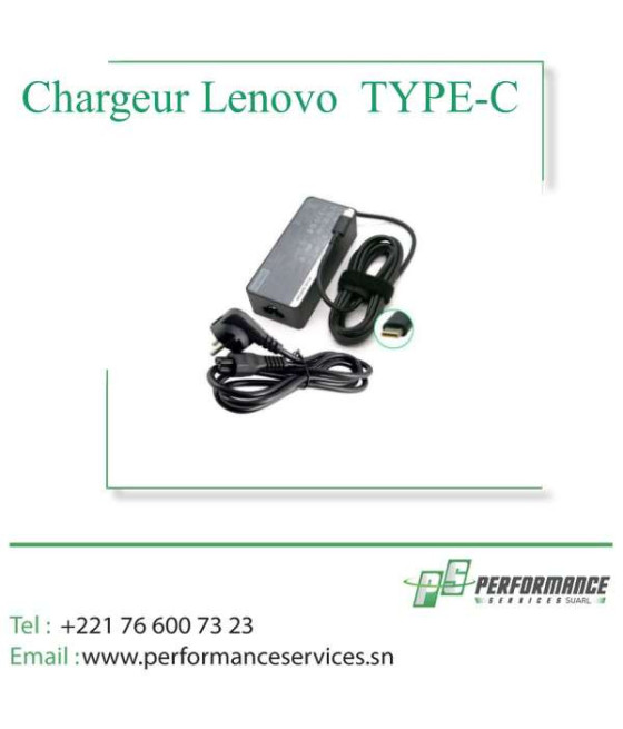 Chargeur Ordinateur Lenovo Type-C