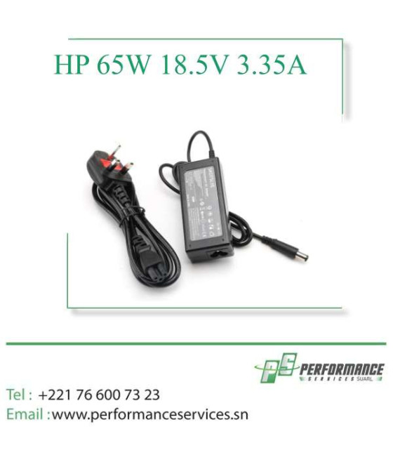 Chargeur Ordinateur Portable HP 65W 18.5V 3.35A