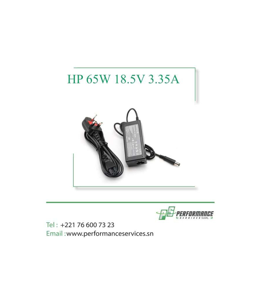 Chargeur Ordinateur Portable HP 65W 18.5V 3.35A