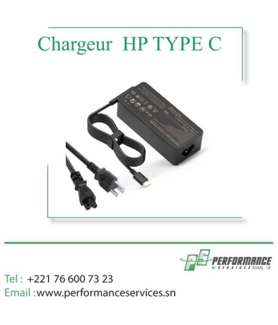 Chargeur Ordinateur Portable HP Type C