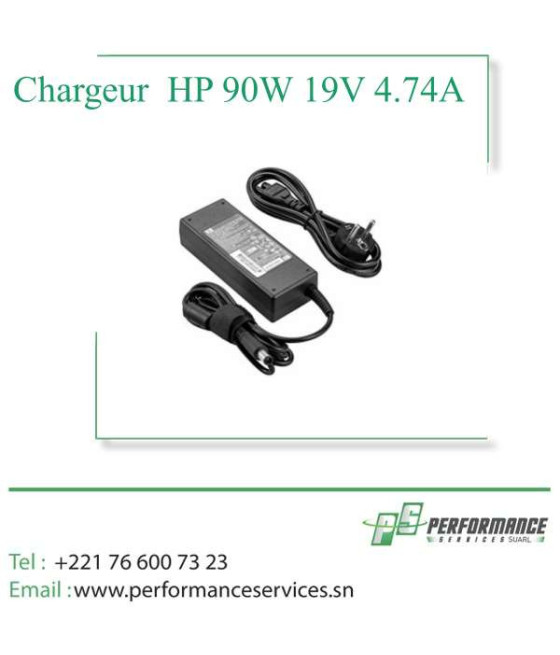 Chargeur ordinateur portable HP 90W 19V 4.74A