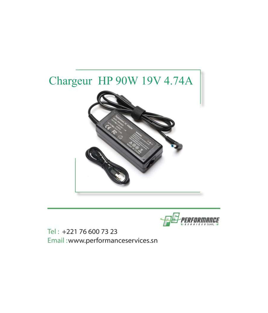 Chargeur ordinateur portable HP  19.5V 3.33A 65W