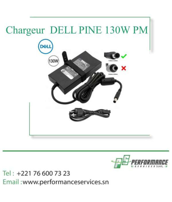 Chargeur ordinateur portable DELL PINE 130W PM