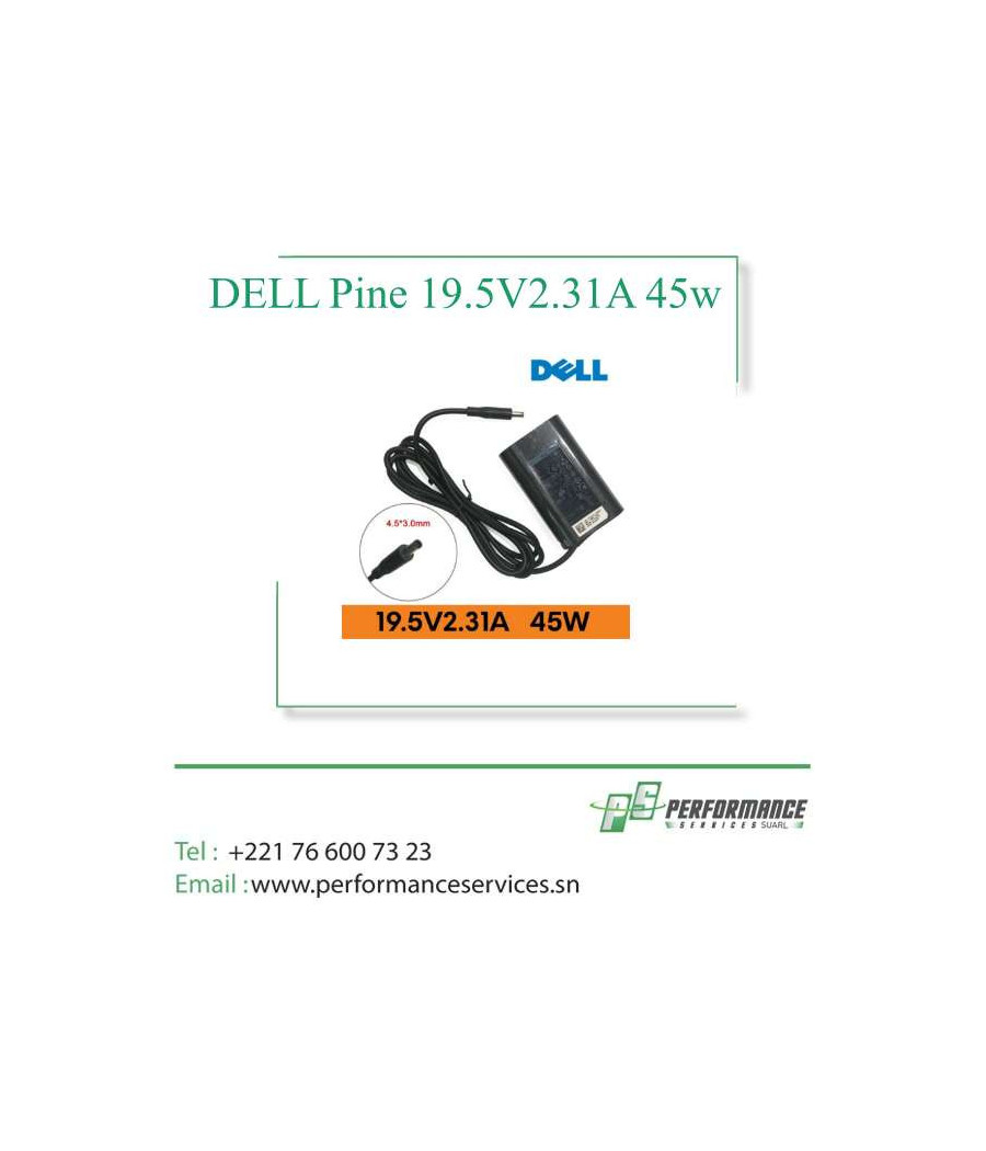 Chargeur Ordinateur DELL Pine 19.5V2.31A 45w