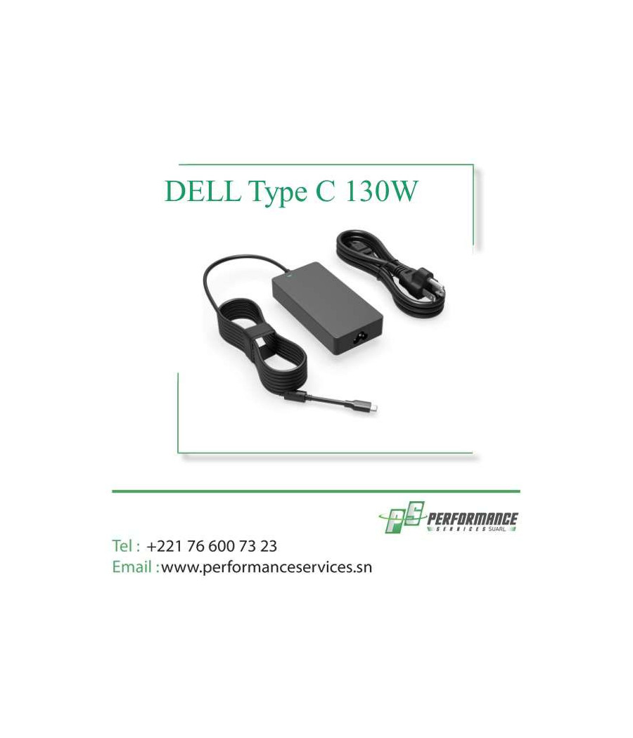 Chargeur Ordinateur Portable DELL Type C 130W