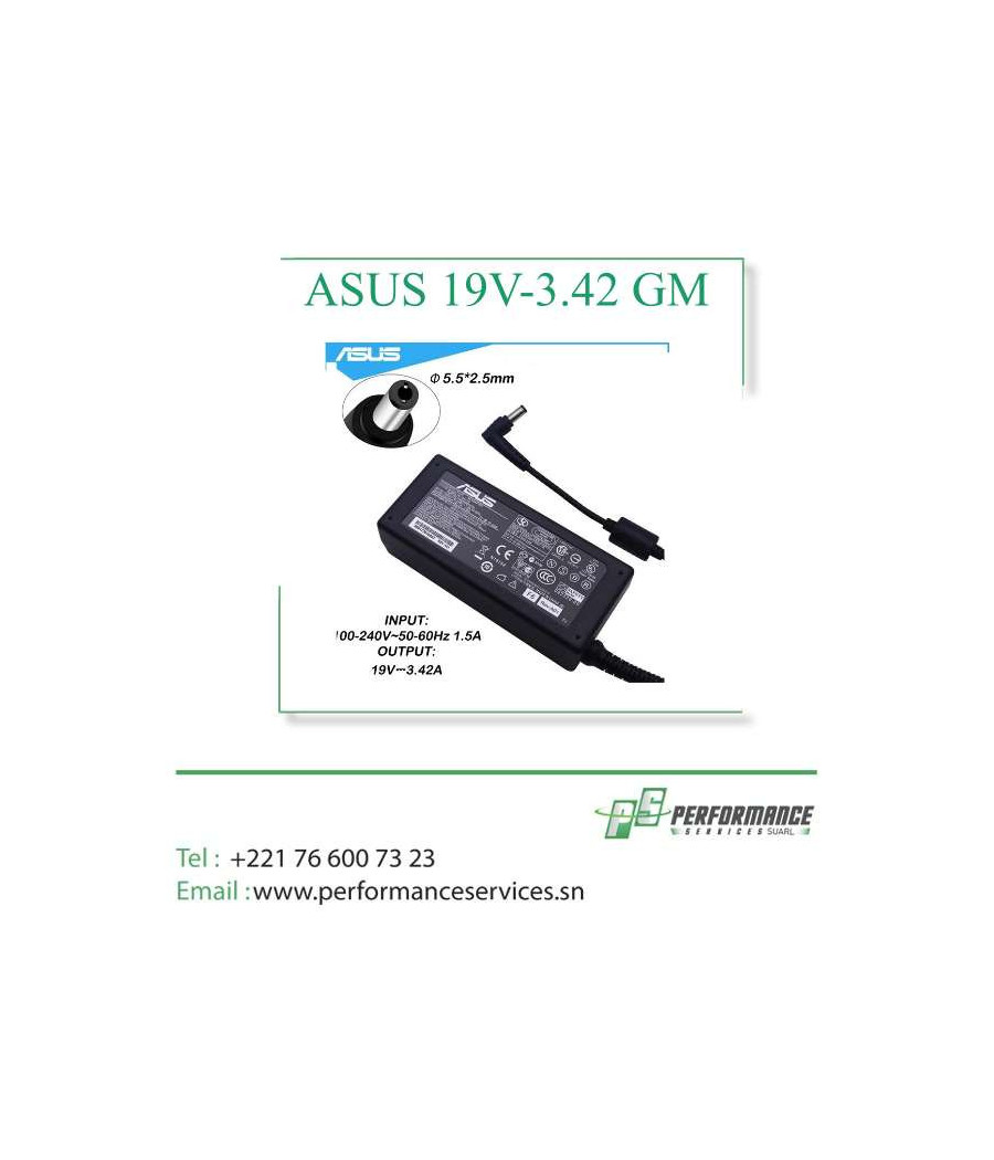 Chargeur Ordinateur Portable ASUS 19V-3.42 GM