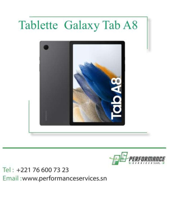 Tablette Samsung Galaxy Tab A8 10.5" 32Go 4Go Gris Noir