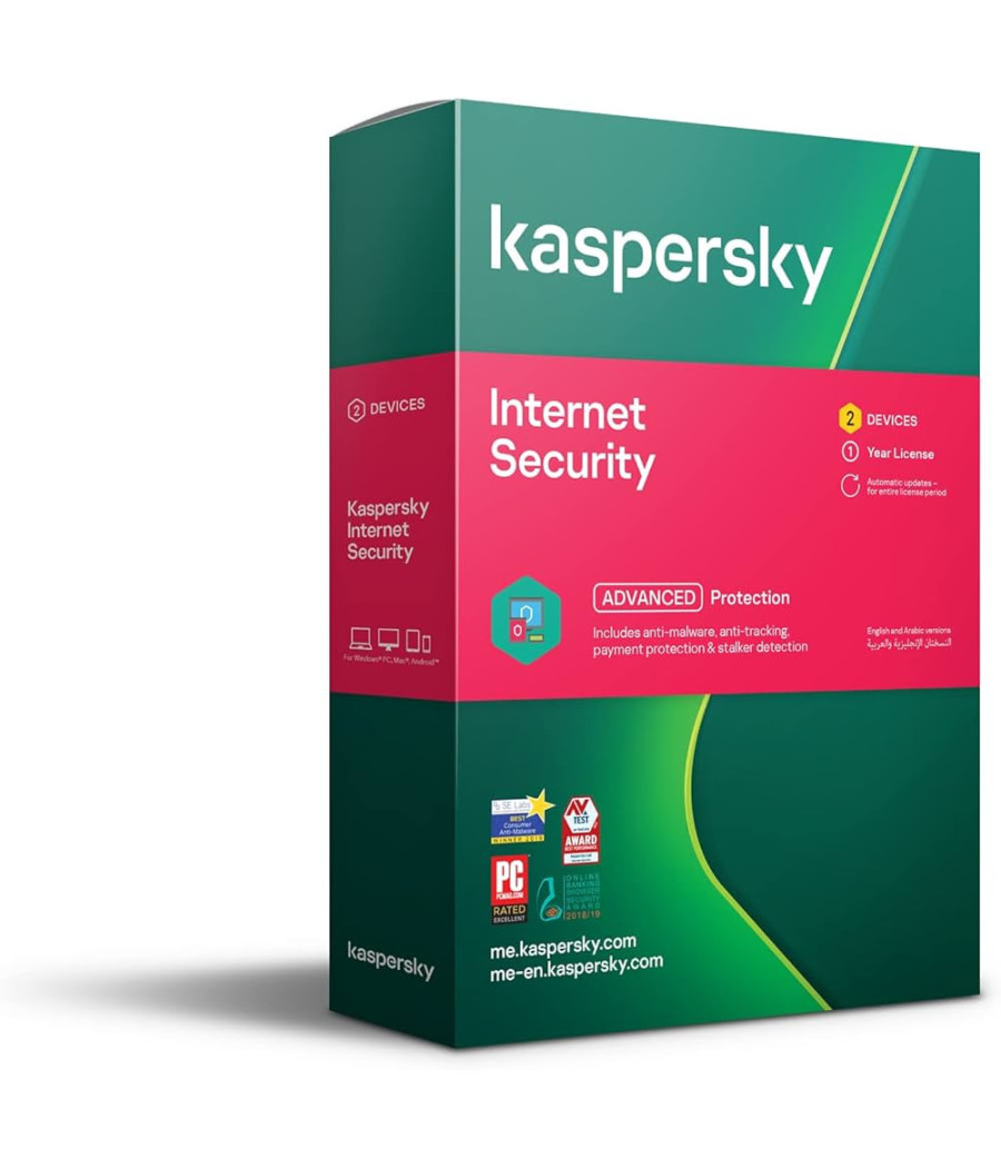 Antivirus Kaspersky Internet Security Licence pour 1 an