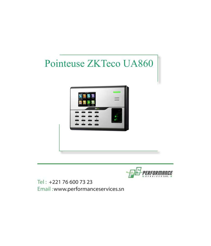 Pointeur Biométrique ZKTeco UA860