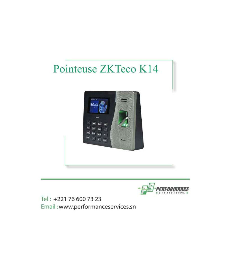Pointeur Biométrique ZKTeco K14