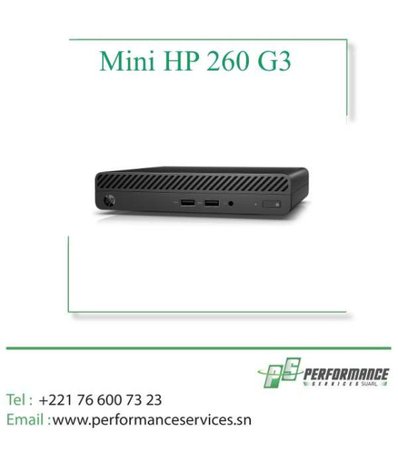 Ordinateur PC Mini HP 260 G3 Intel Core i5 8 Go RAM 256 Go SSD