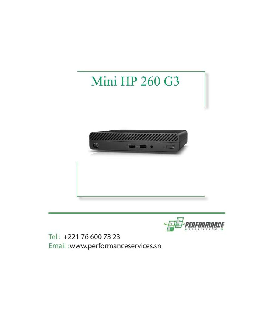 Ordinateur PC Mini HP 260 G3 Intel Core i5 8 Go RAM 256 Go SSD