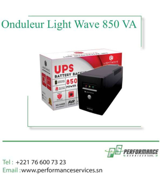 Onduleur Light Wave LW UPS 850 VA