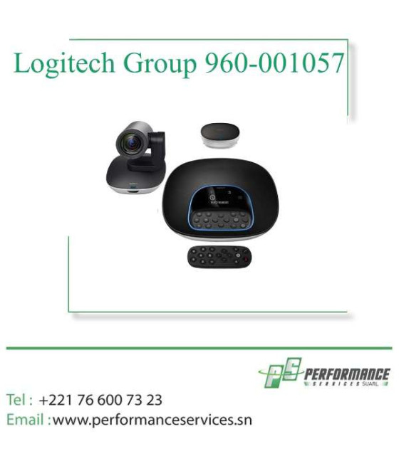 Webcam HD avec Microphone de Vidéo Conférence Logitech Group 960-001057