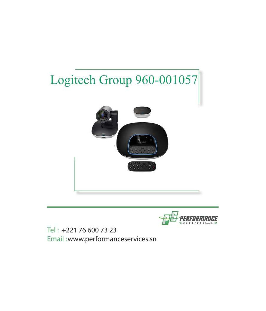 Webcam HD avec Microphone de Vidéo Conférence Logitech Group 960-00105