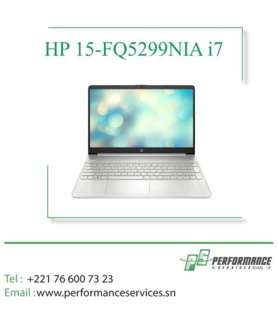 HP 15-FQ5986 Core I7 12me Gene Ram 8 Disque Dure 512 SSD Ecran 15,6"