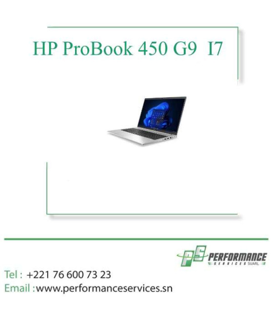 HP ProBook 450 G9 Intel core 12TH 8GB 512GB SSD 15.6"