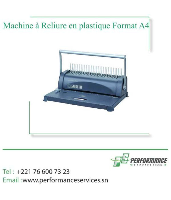 Machine à Reliure en plastique Format A4