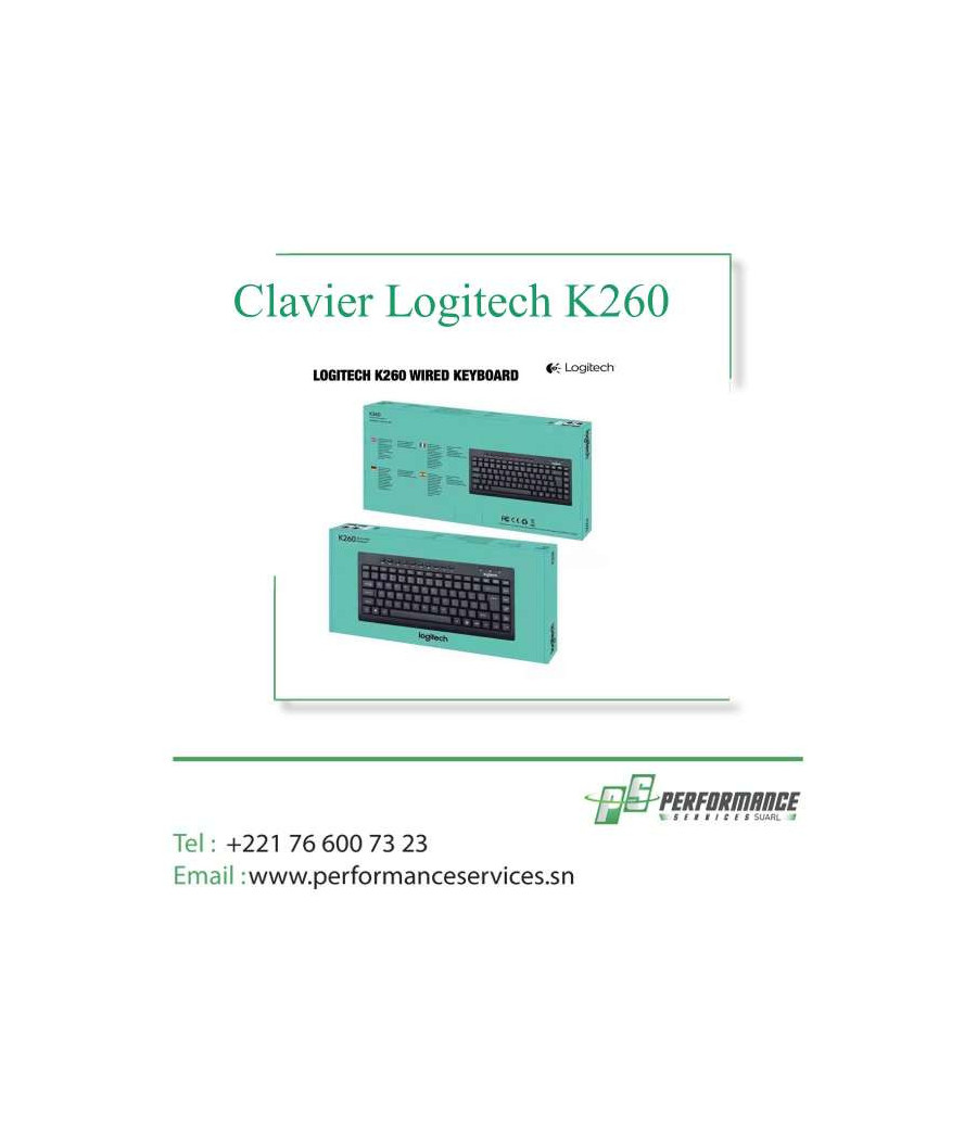Mini clavier Logitech K260