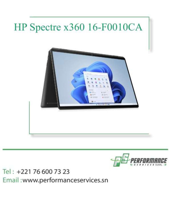 Ordinateur HP Spectre x360 16-F0010CA  11e Gen Intel Core i7 512 Go SS