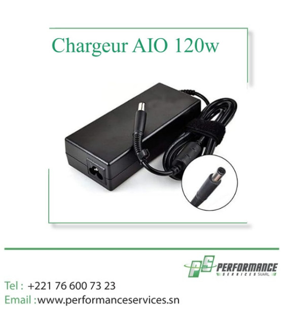 Chargeur ordinateur portable HP All-in-One 120W, Adaptateur secteur Al