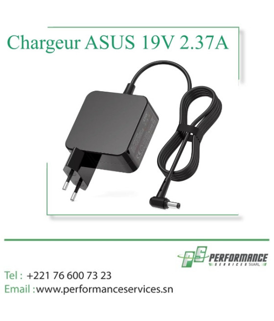 Chargeur d'Ordinateur Portable ASUS 19V 2.37A 45WATTS