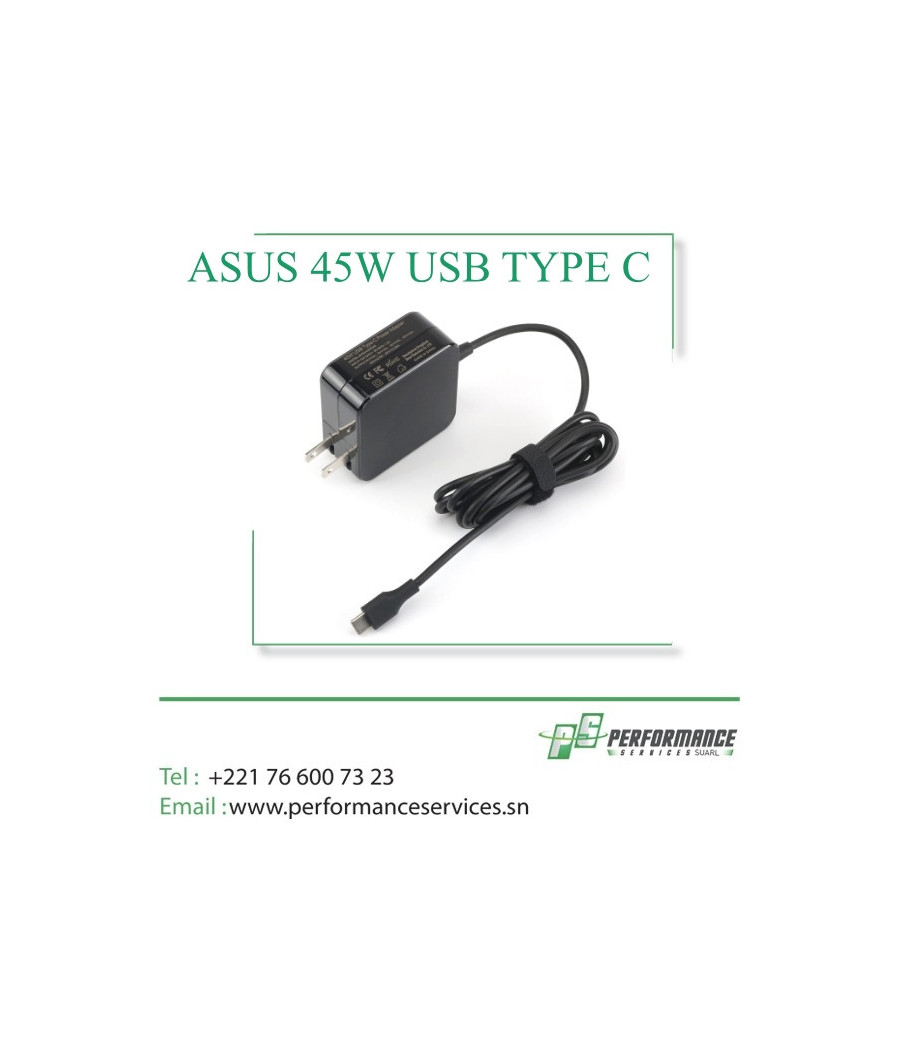 Chargeur Ordinateur Portable ASUS 20V*2.25A  USB TYPE C