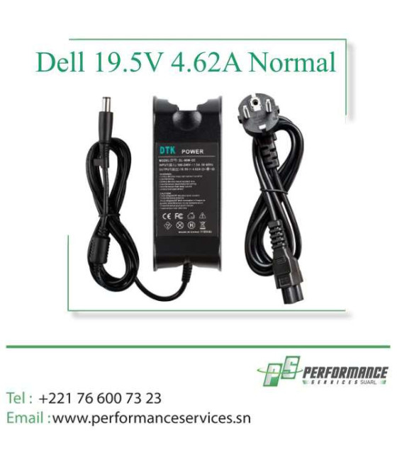 Chargeur Adaptateur Secteur PC Portable Dell 19.5V 4.62 90W