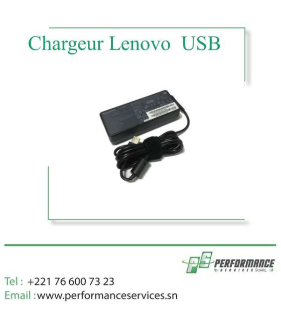 Chargeur Adaptateur Ordinateur Portable Lenovo 20v  25A USB