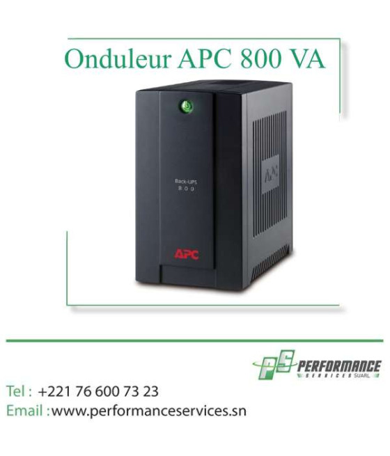 Onduleur Line interactive APC Back-UPS 230V AVR 415 Watts / 800VA