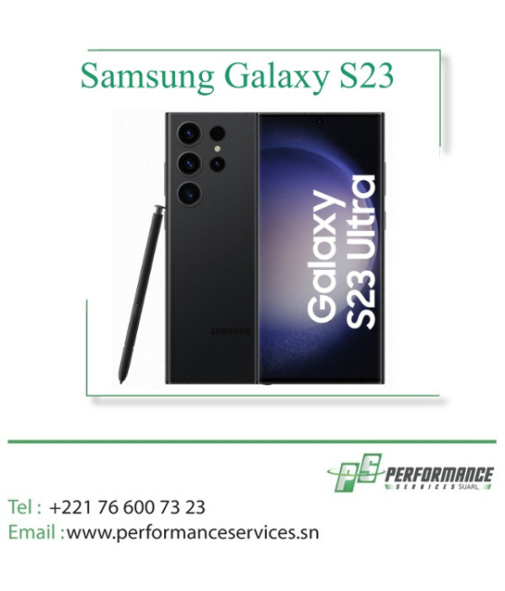 Téléphone Samsung Galaxy S23 Ultra SM-S918B Noir 8 Go / 256 Go