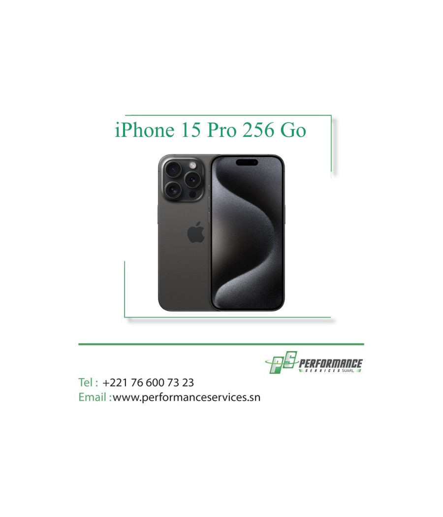 Téléphone Apple iPhone 15 Pro 256 Go