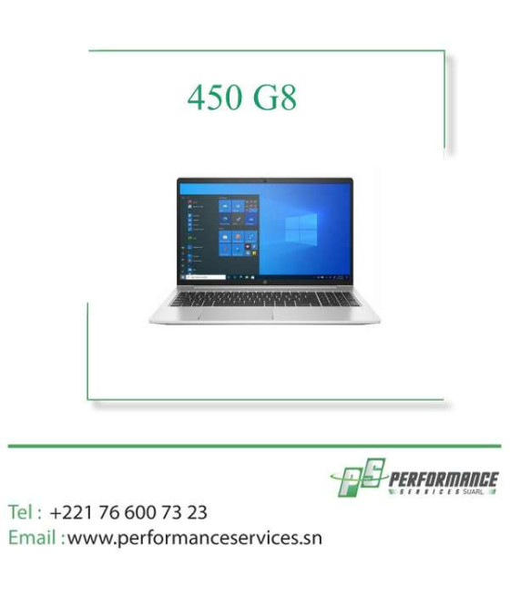 HP ProBook  450 G8 Intel Core -1135G7 8 Go SSD 512Go 15.6"