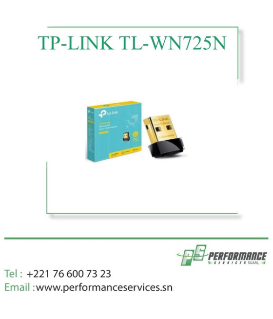 Clé USB Wi-Fi N TP-LINK TL-WN725N (150 Mbps)