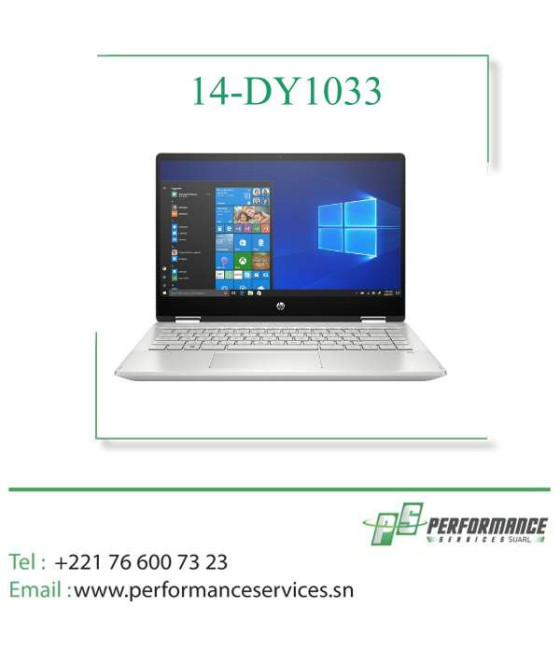 HP X360 14-DY1033 Tactile Core i5-1135 8Go RAM 512To SSD 14"