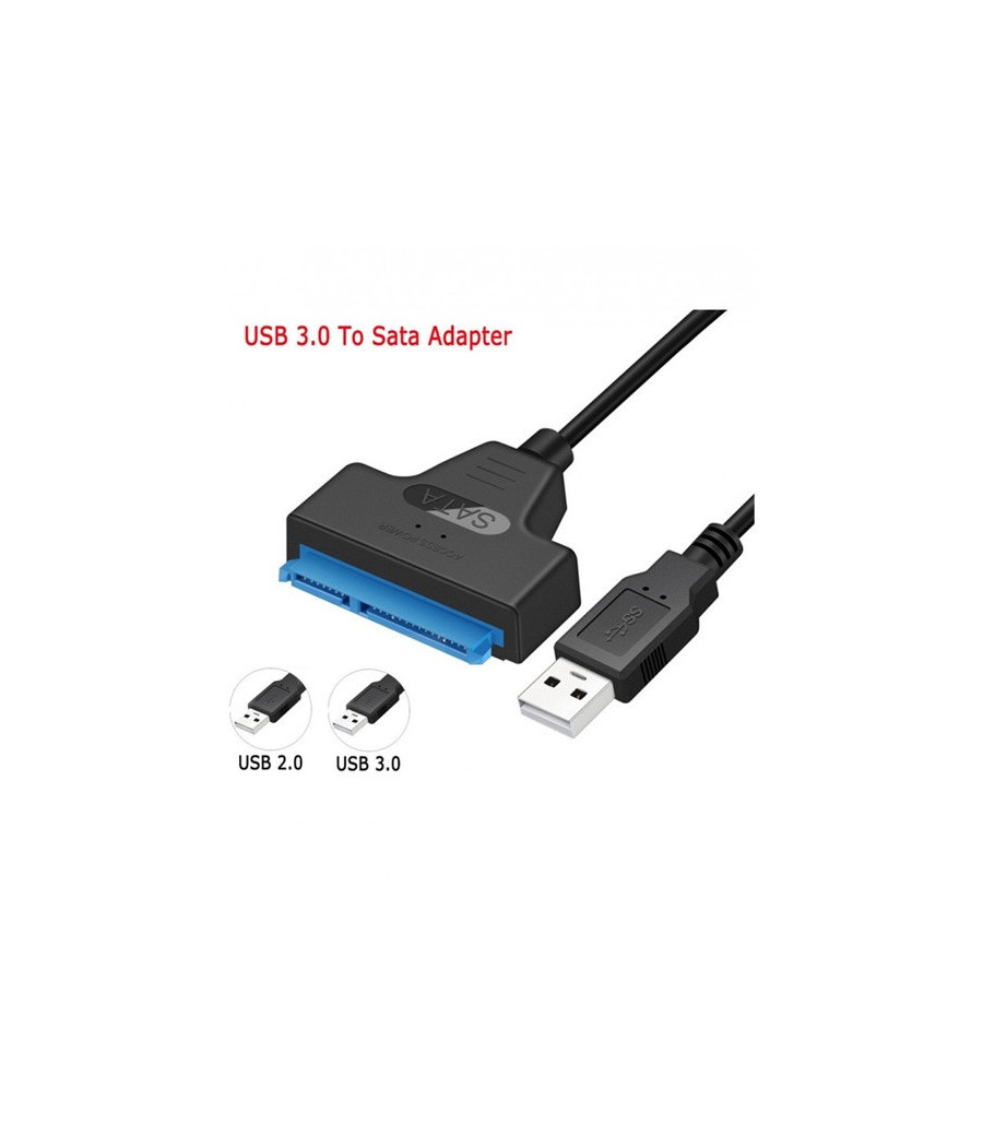 Adaptateur USB 3.0 vers SATA câble 22 broches pour disque dur HD 2.5 S