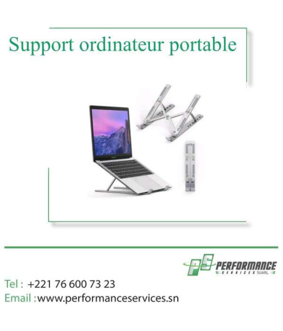 Support d'ordinateur portable pliable Stand Laptop antidérapant multi-angle