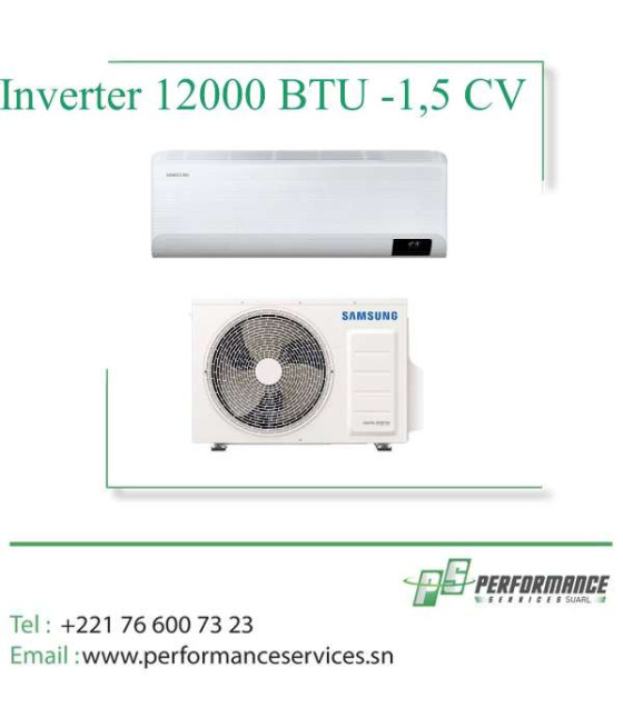 Climatiseur Samsung Inverter 12000 BTU ECO -1,5 CV