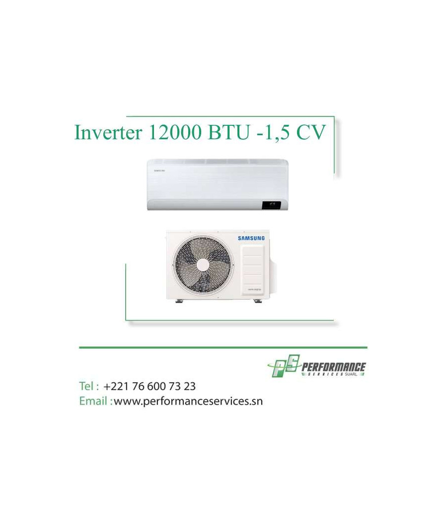 Climatiseur Samsung Inverter 12000 BTU ECO -1,5 CV