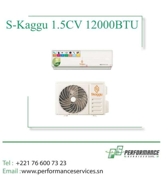 Climatiseur Split Inverter S-Kaggu 1.5CV 12000BTU